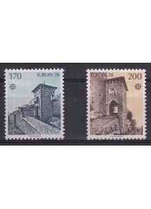 1978 San Marino Europa 2 valori nuovi Sassone 1000-1